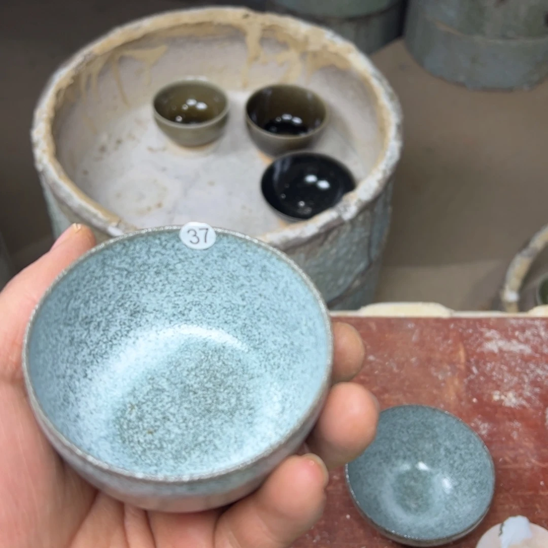 茶盏青钰龙窑茶具37