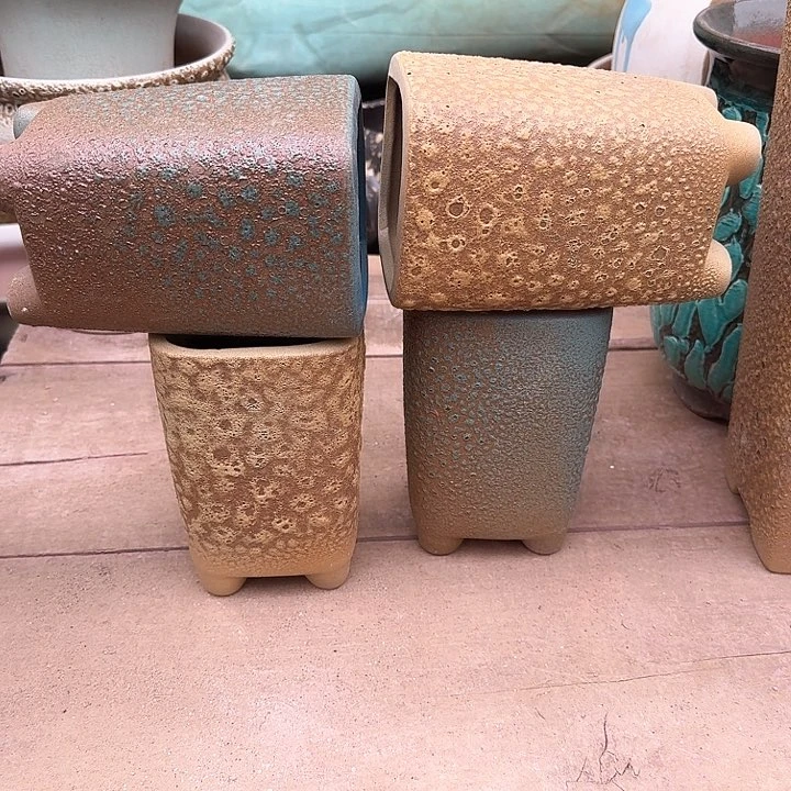 红陶微瑕花盆处理来啦