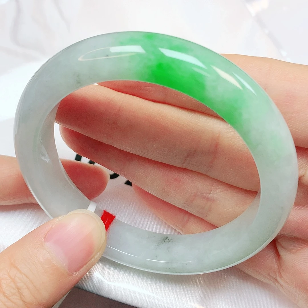 未镶嵌手镯翡翠抖音092