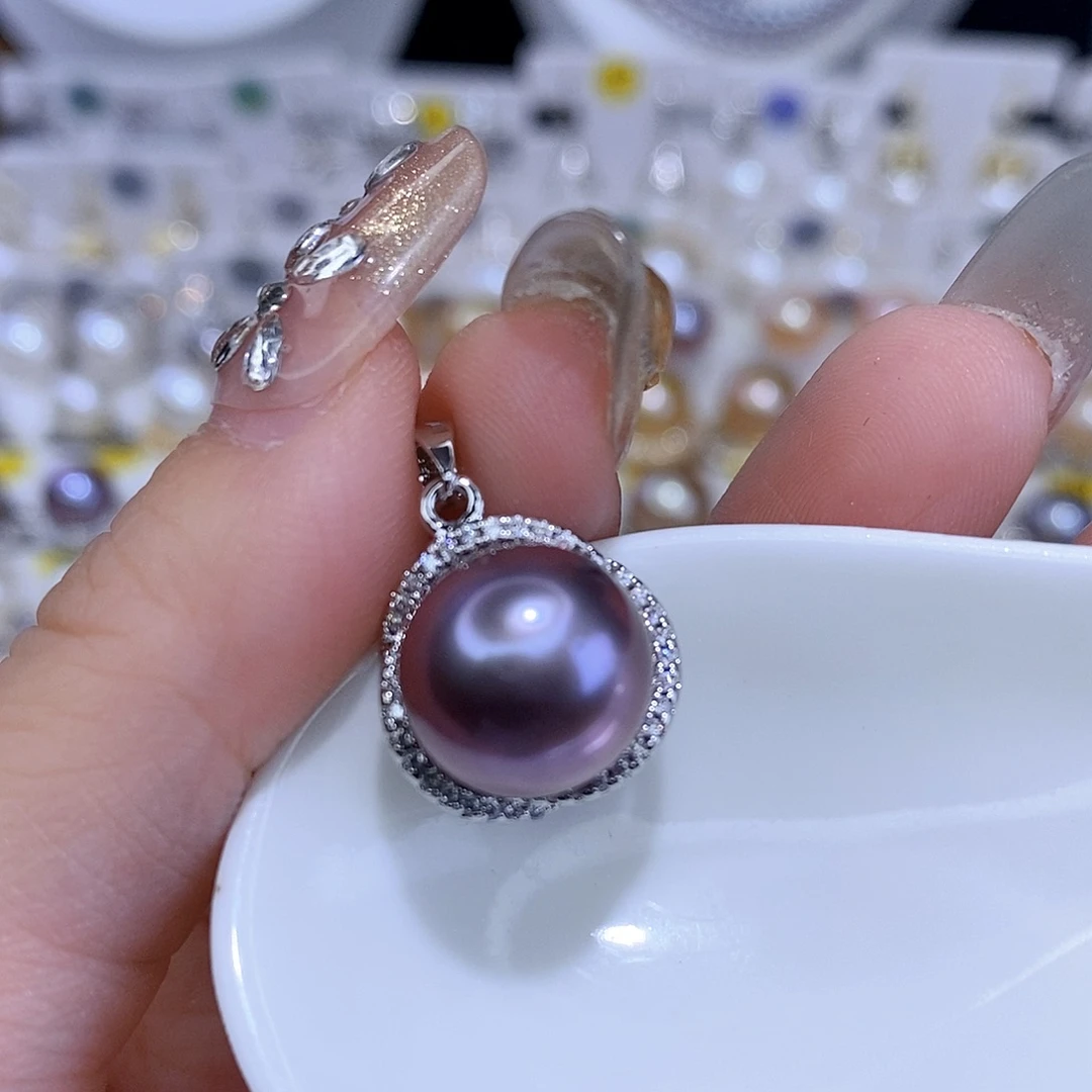 颈饰合金淡水珍珠