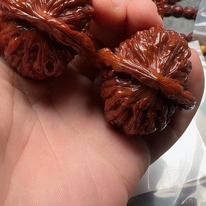 酱***肚文玩核桃吊坠楼子076