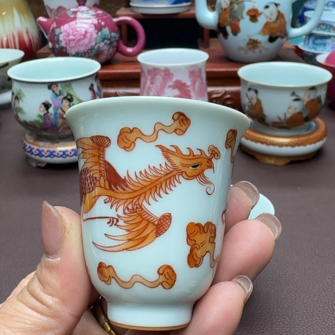 瓷片景德镇仿古手工制作精品展示