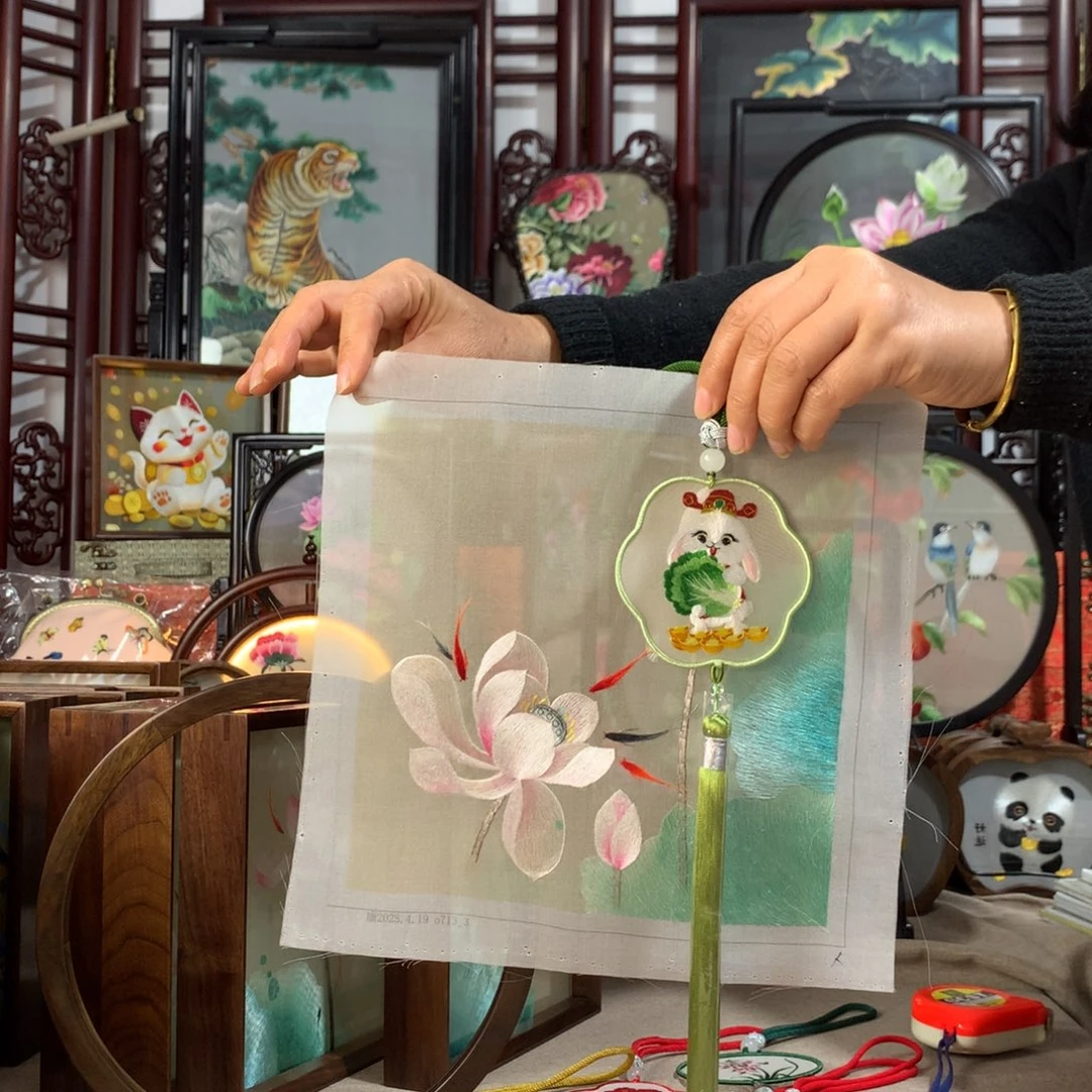 木苏绣精品推荐给你们