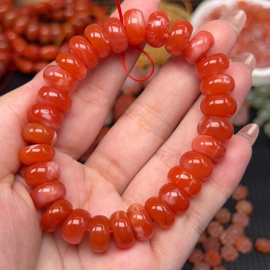 南红玛瑙未镶嵌手链