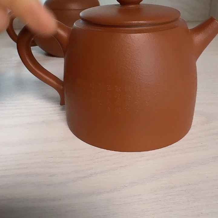 紫砂茶壶朱泥半手工微暇