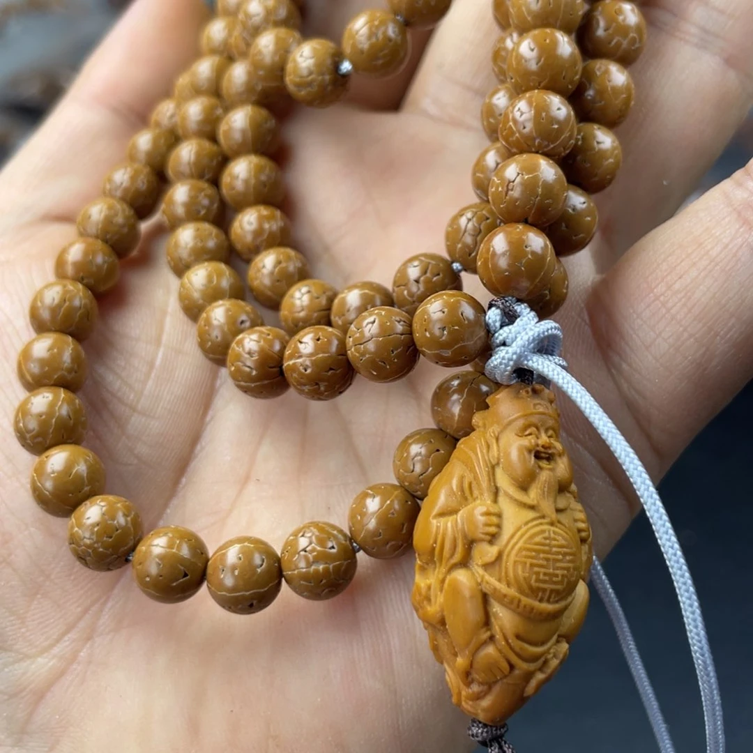 猴头核桃吊坠没事儿不