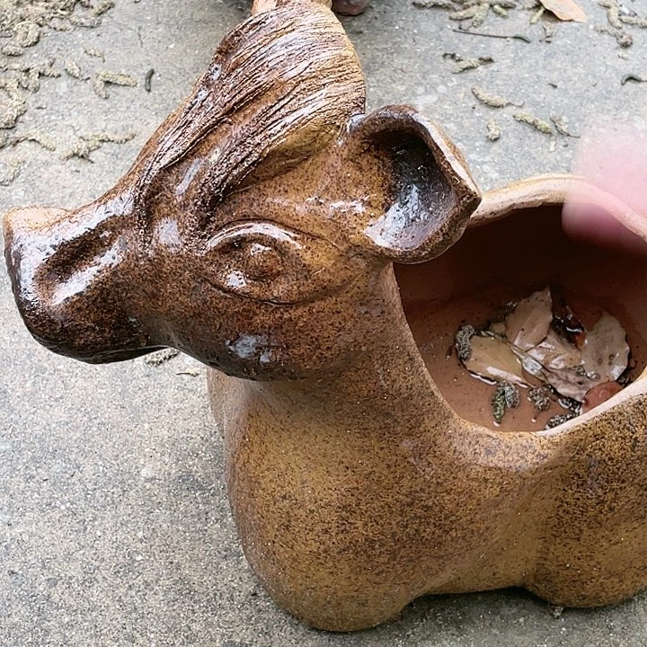 紫砂花盆38.38花盆无孔