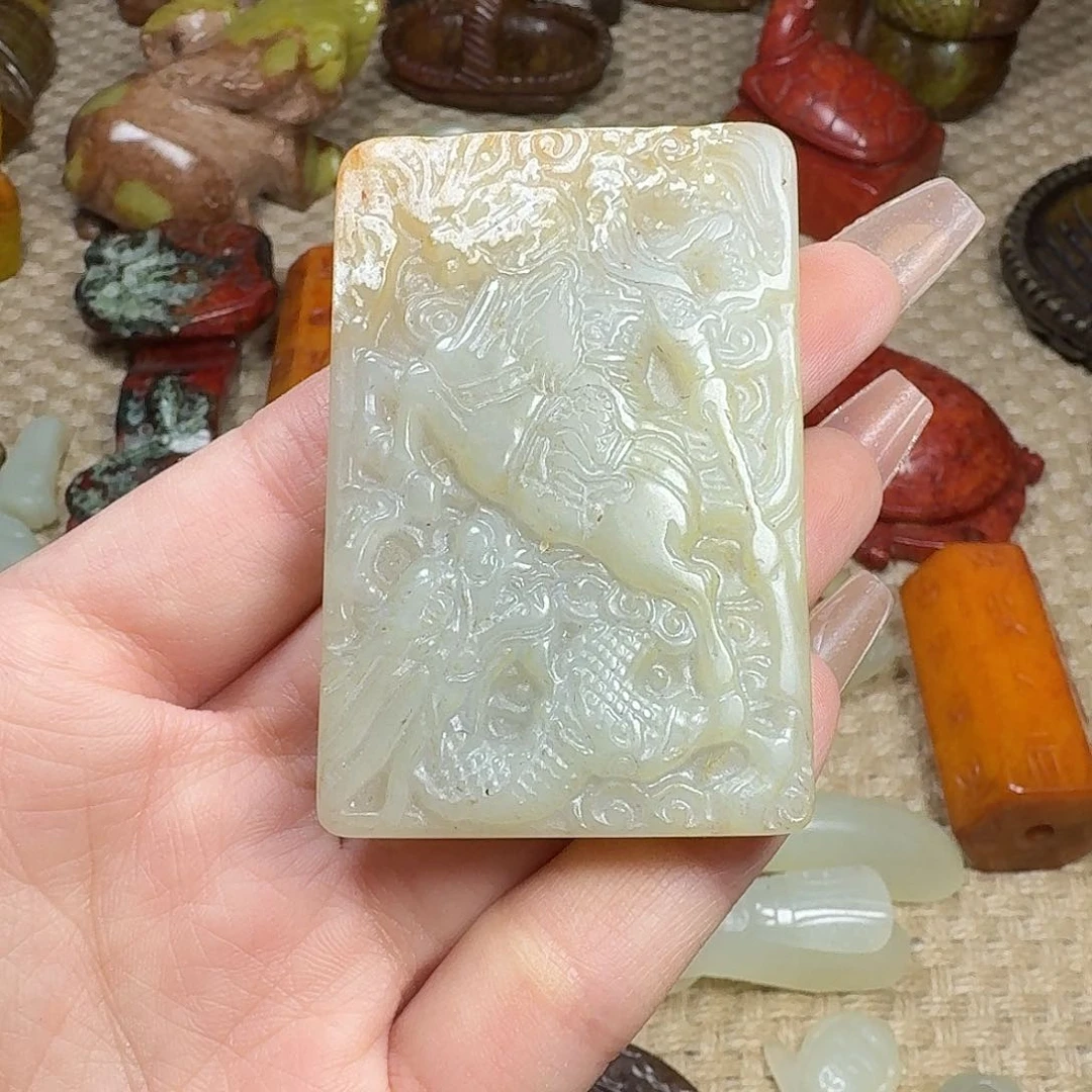 白玉菩提吊坠挂件