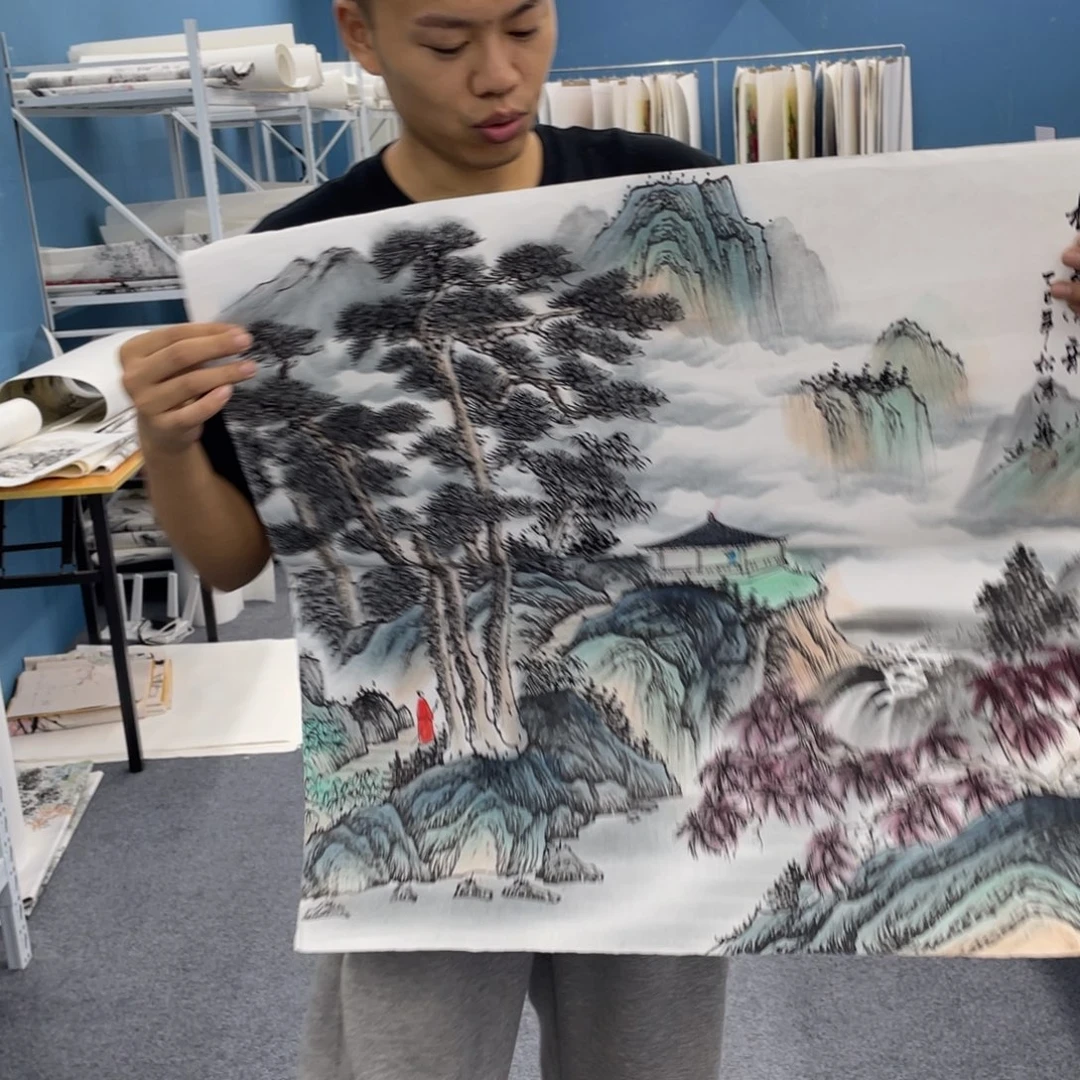 国画手绘国画欣赏一下