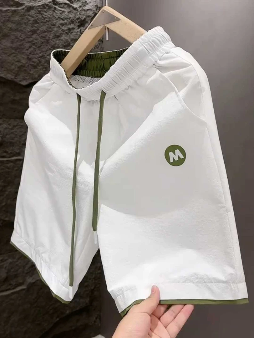 夏季新款简约时尚透气休闲速干短裤男高档宽松百搭运动潮流五分裤