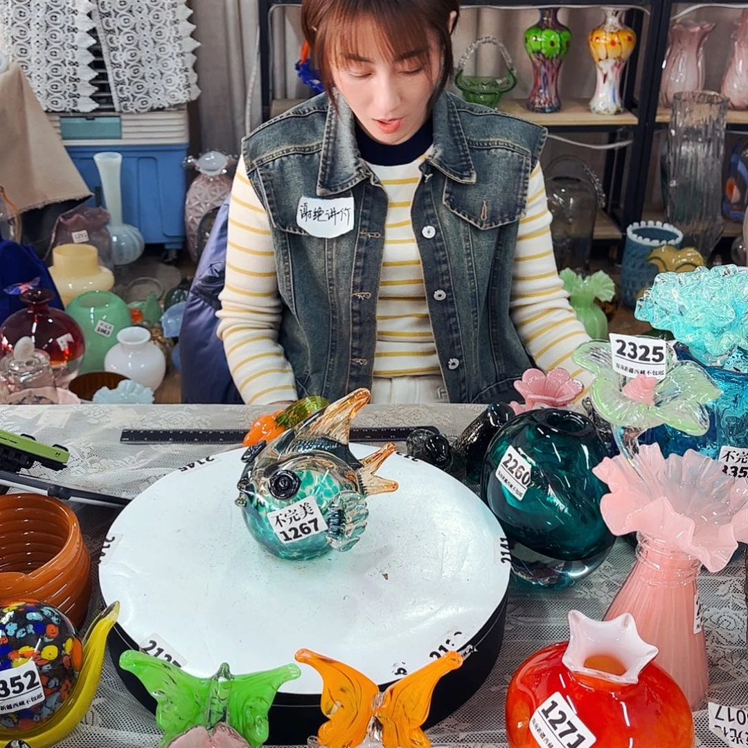 1267鱼 家悦琉璃工艺品不完美