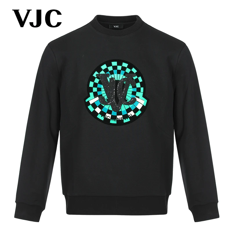 VJC/威杰思【专柜同款】秋冬新款时尚男士卫衣长袖D24DE1741