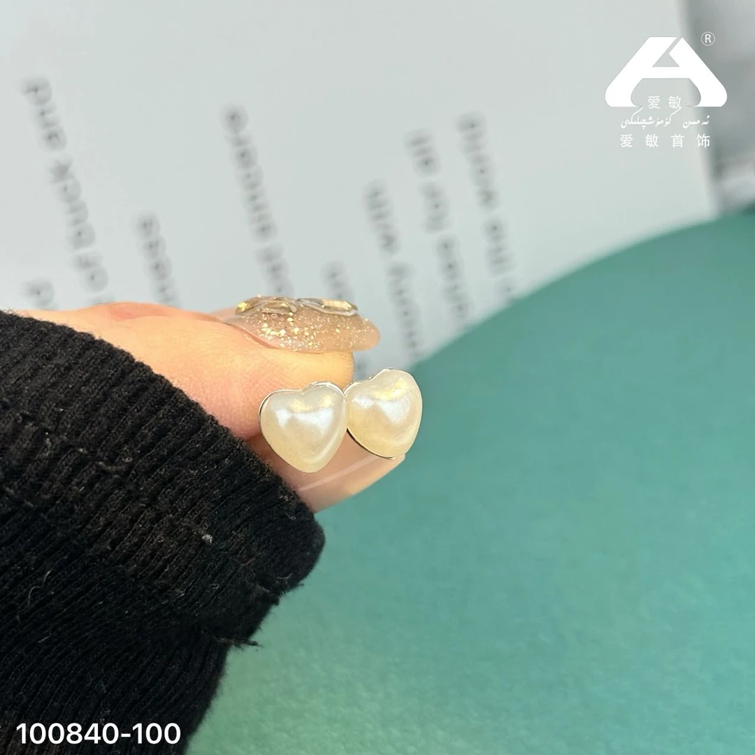 足银耳饰 爱敏首饰耳饰100840