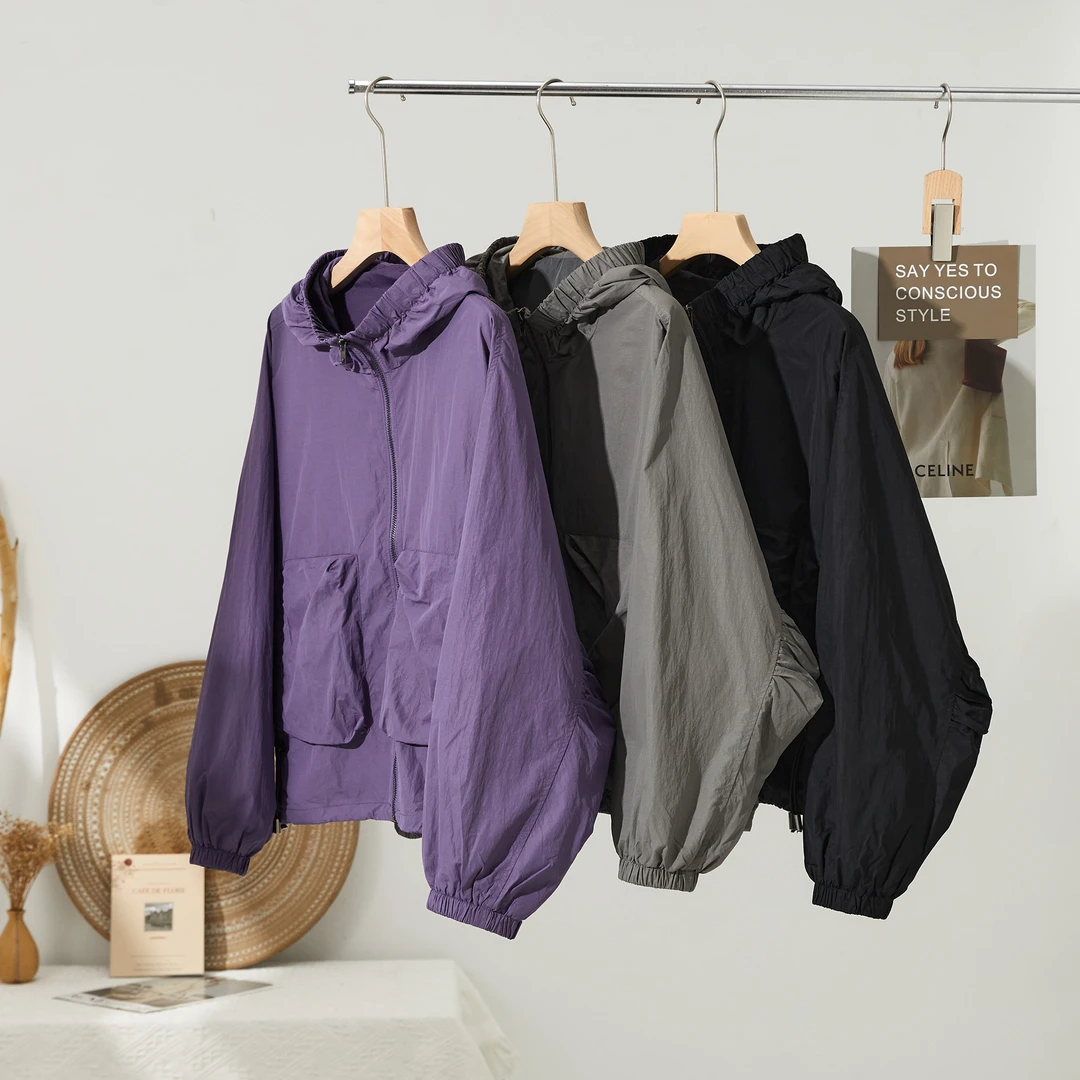 【谢姐轻奢原创】2025新款爆款休闲百搭洋气宽松连帽女士外套F002