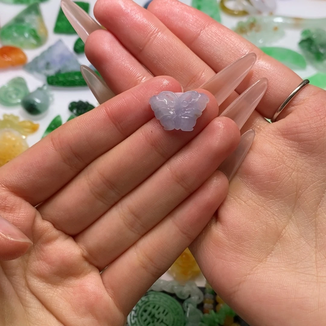 定制翡翠未镶嵌吊坠