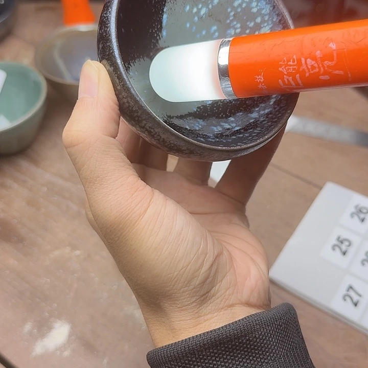 茶盏柴烧油滴窑宝建盏25