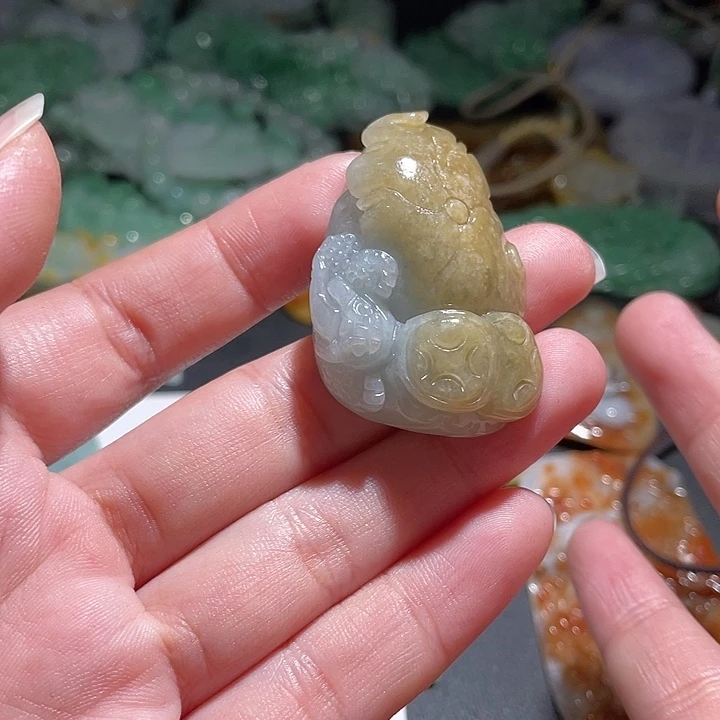 颈饰未镶嵌翡翠天
