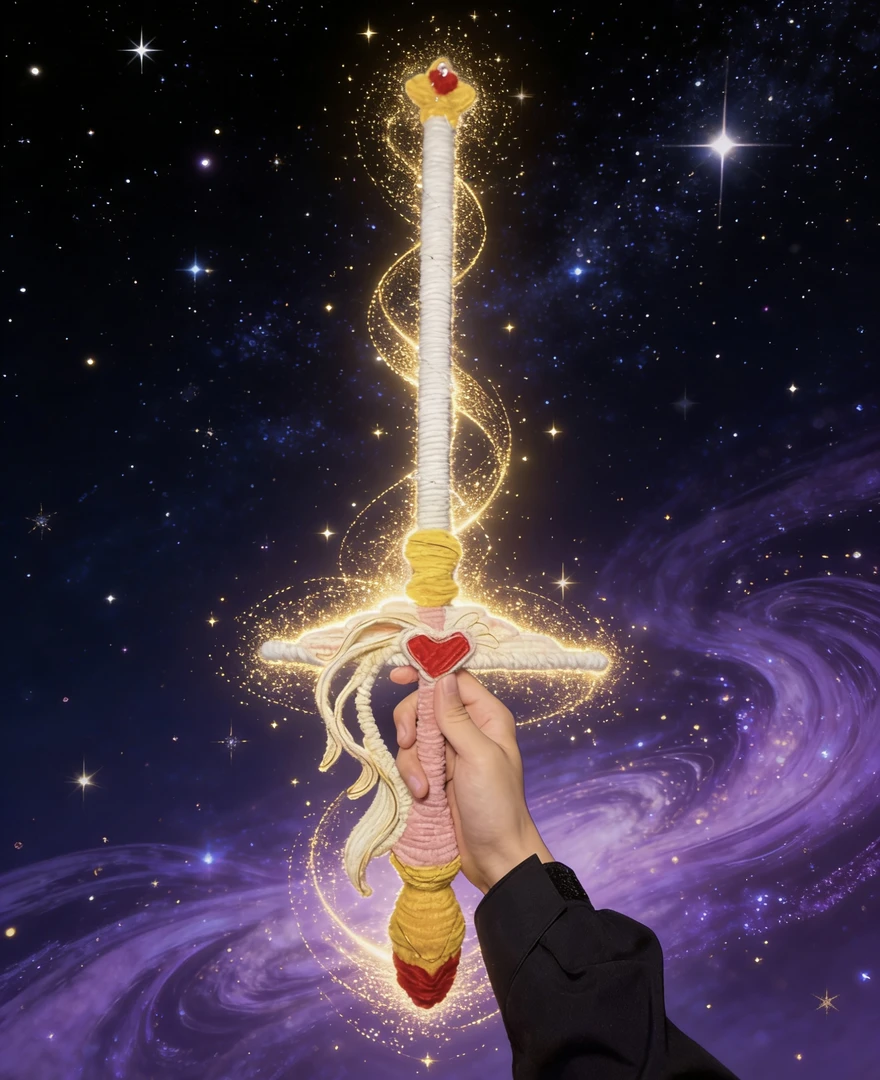 【特惠】小樱魔法剑扭扭棒diy材料包手工魔法剑送女友驾车个人用品