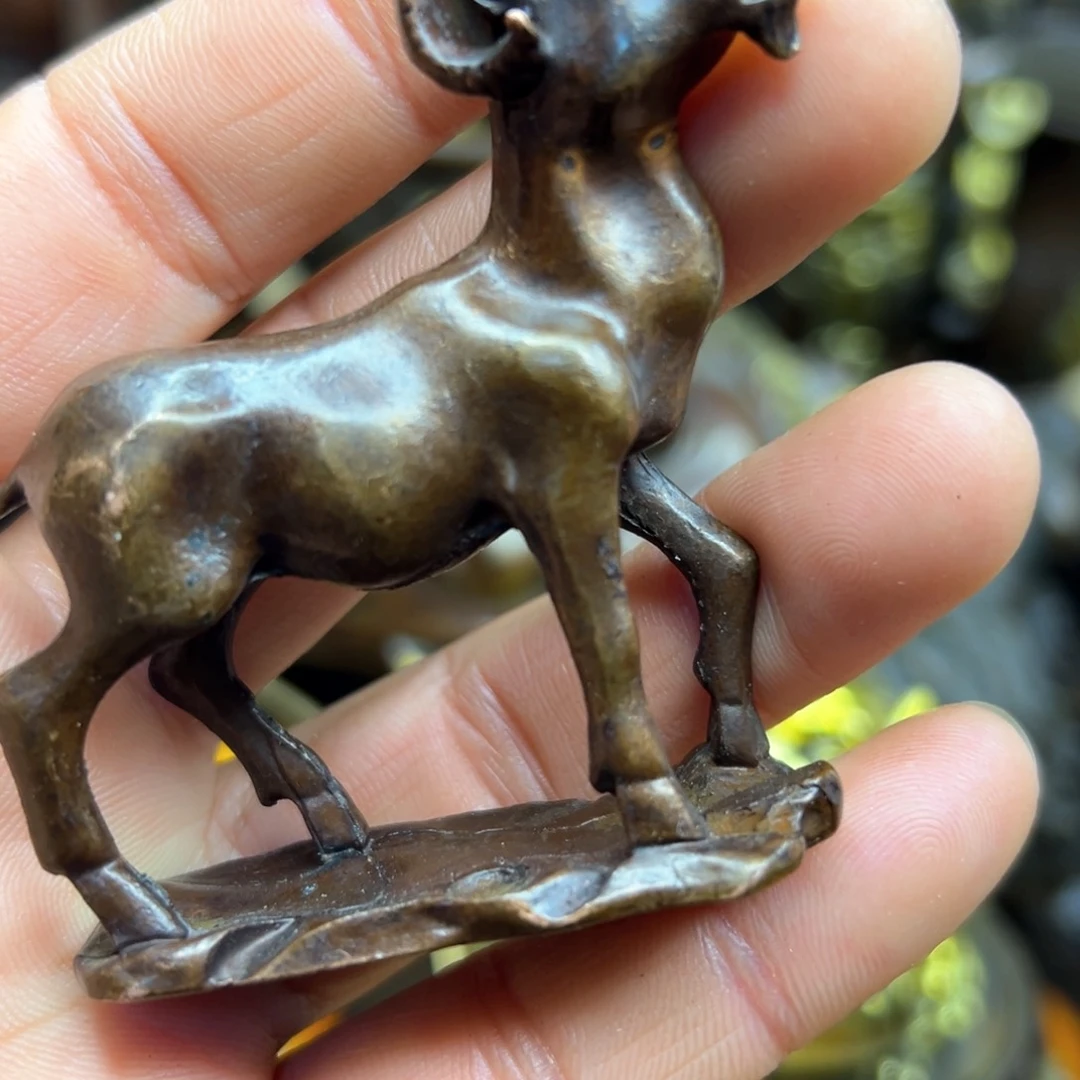 铜摆件欢迎欢迎你