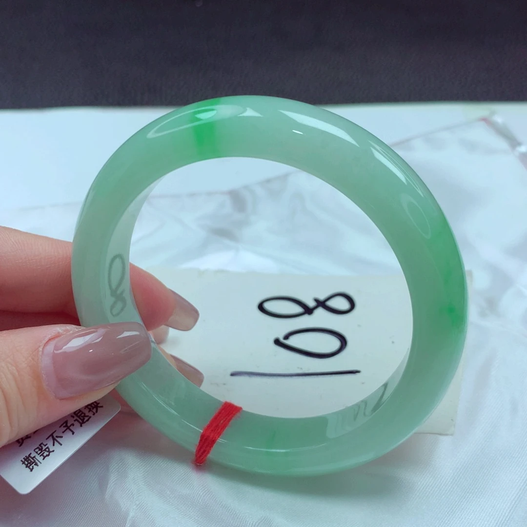 翡翠手镯未镶嵌手镯58