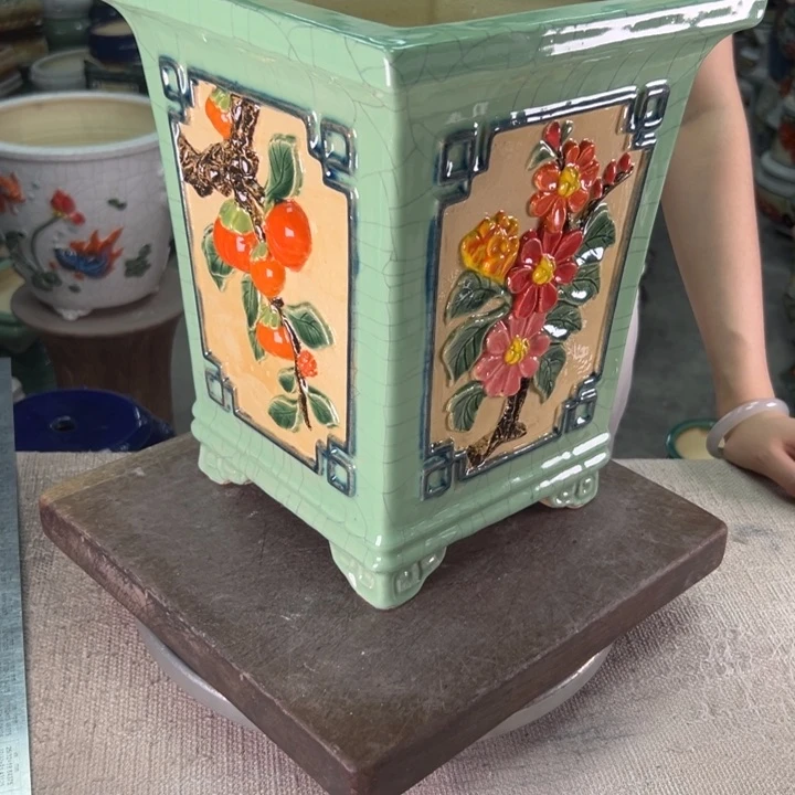 泳坤堂石湾盆陶瓷