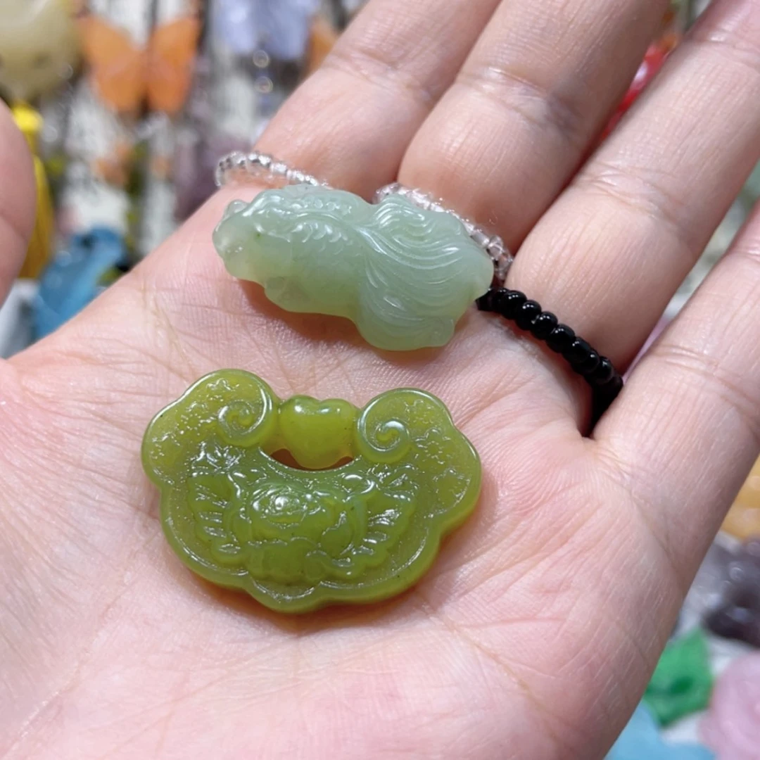 【闪购商品】未镶嵌岫玉颈饰6吊坠