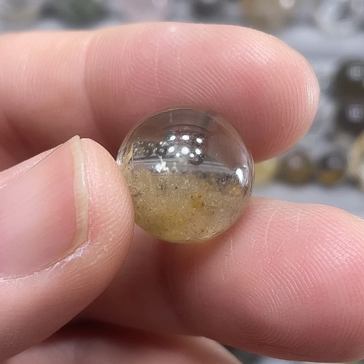 未镶嵌水晶珠宝半成品16.5毫米