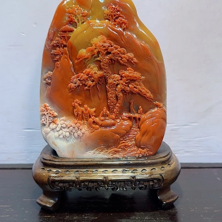 用***6寿山石寿山石摆件精品