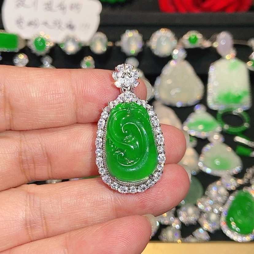 【闪购商品】颈饰未镶嵌翡翠天然翡翠