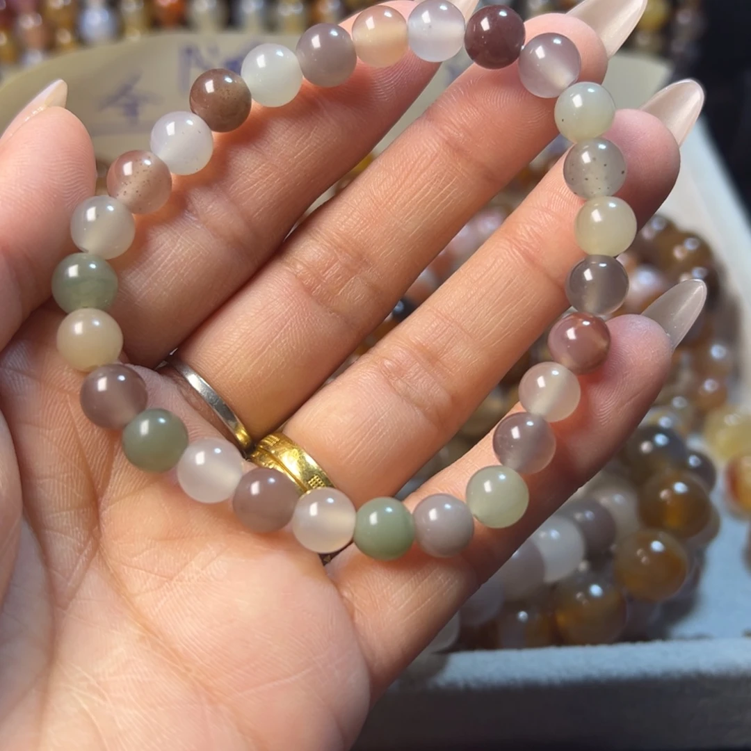 玛瑙/玉髓未镶嵌手链