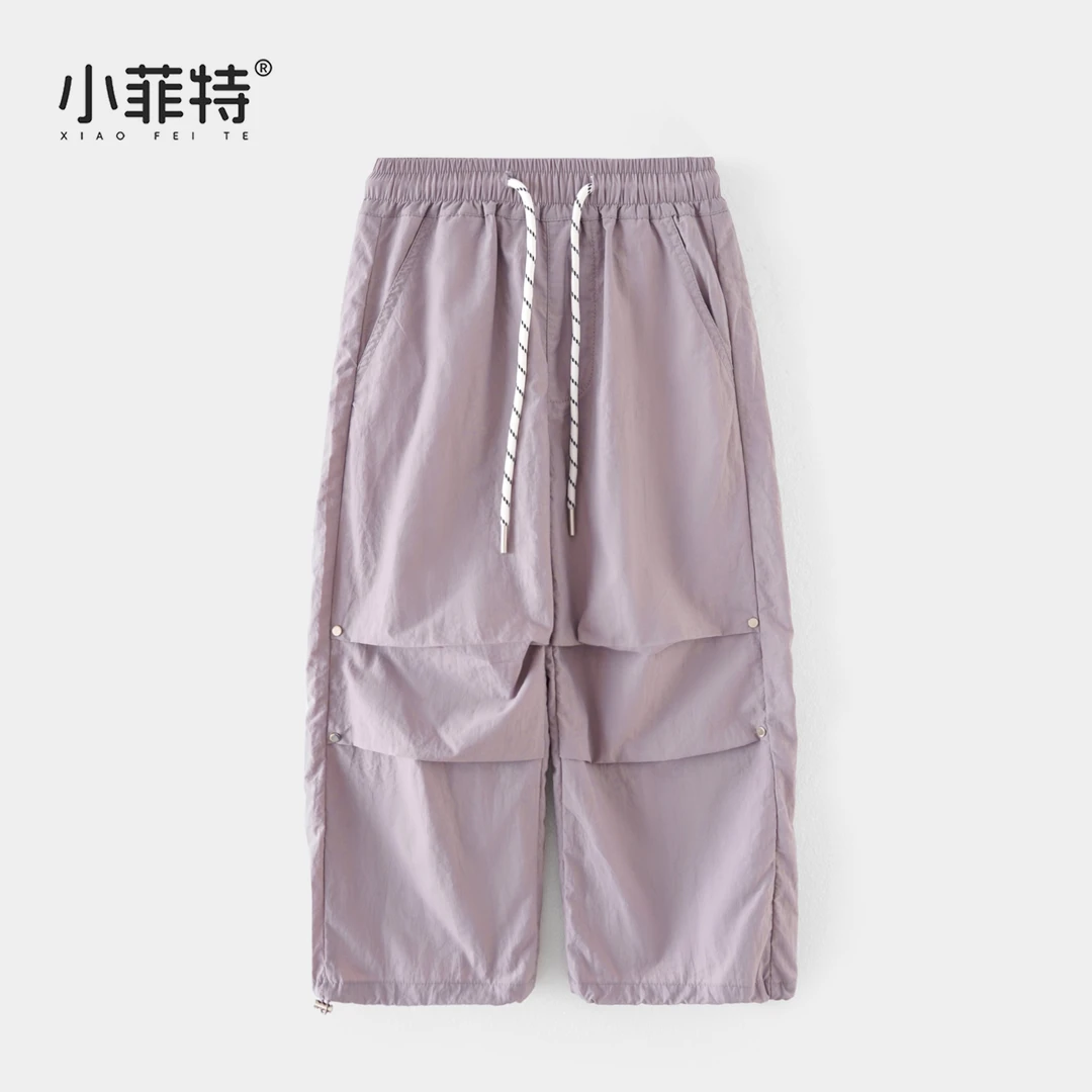 小菲特2025夏季新款女童裤子中大童洋气时尚儿童休闲裤JMKX51420