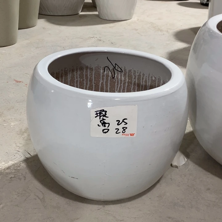 【闪购商品】红陶陶瓷花盆默认瑕疵