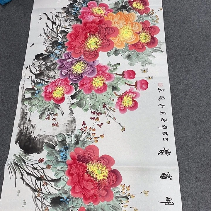 国画今天上午国画作品