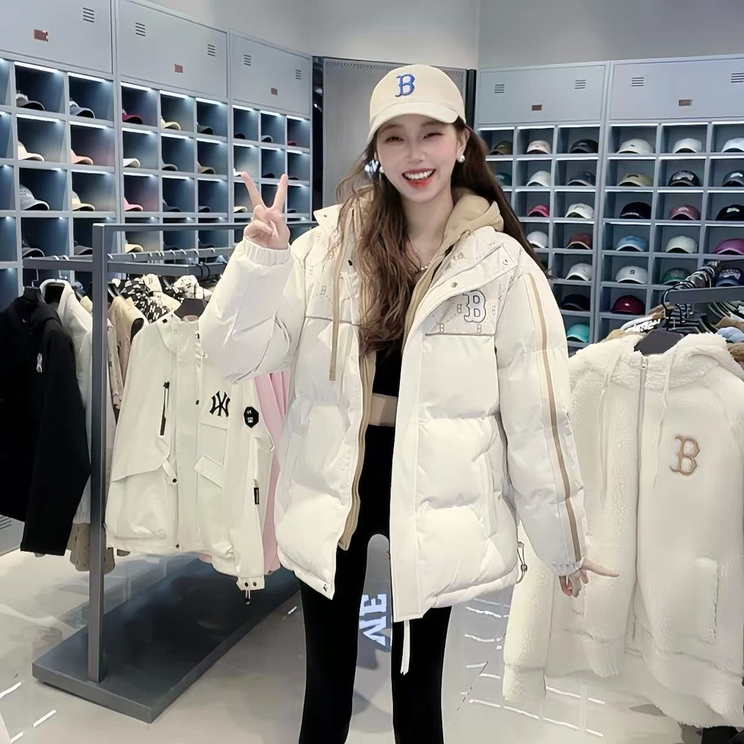 CLNKEL棉服NY联名假两件男女同款时尚潮流休闲百搭外套207