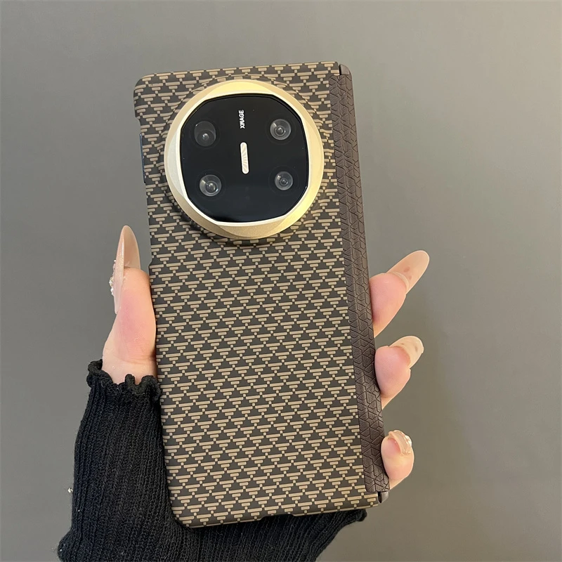 碳纤维纹磁吸适用华为matex6/x5典藏版折叠屏手机壳matex3男女款