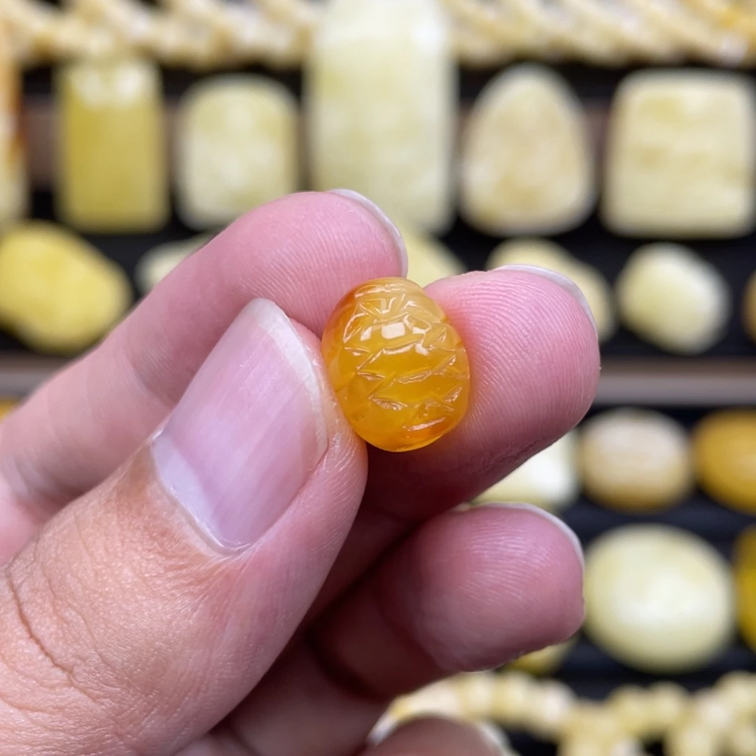 裸石琥珀未镶嵌琥珀蜜蜡