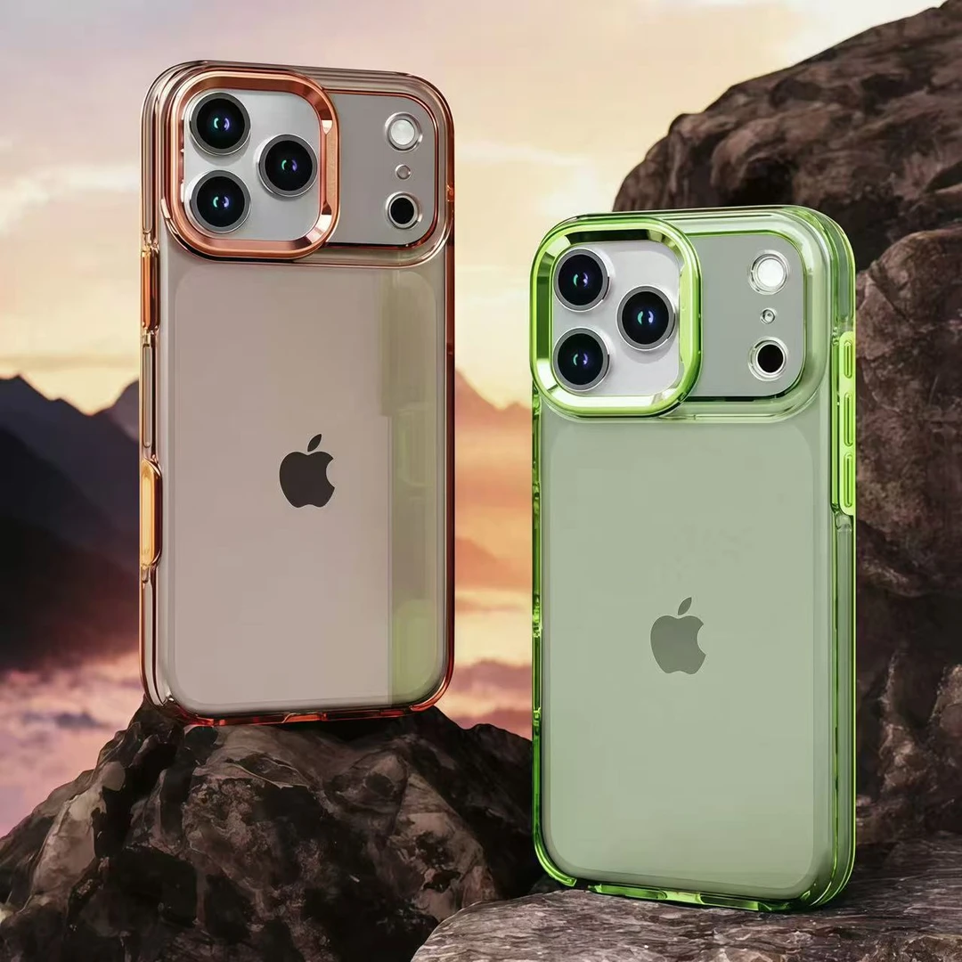 适用于苹果17promax手机新款透明不发黄全包防摔手机壳透明全包