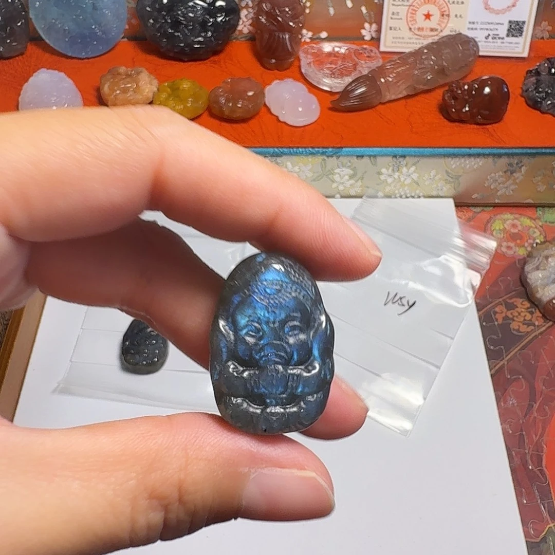 未镶嵌珠宝半成品水晶W*y吊坠