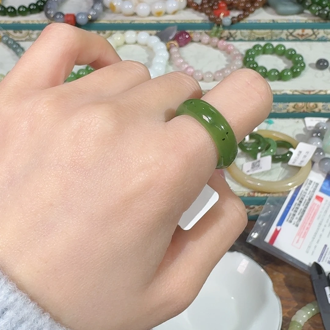 和田玉未镶嵌手链12-13