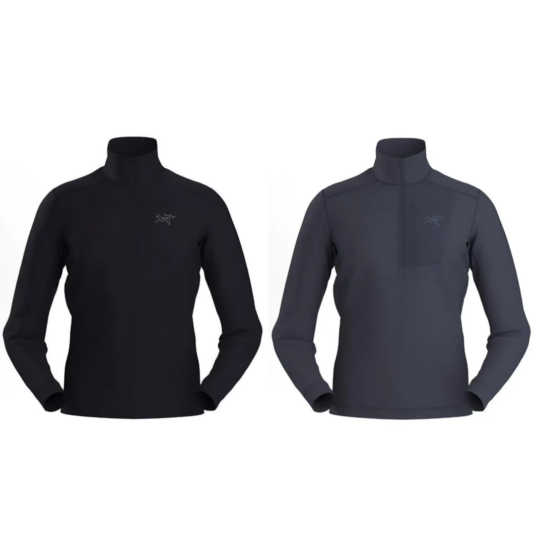ARC'TERYX/始祖鸟RHO LT Zip Neck 半拉链立领抓绒长袖卫衣 男款