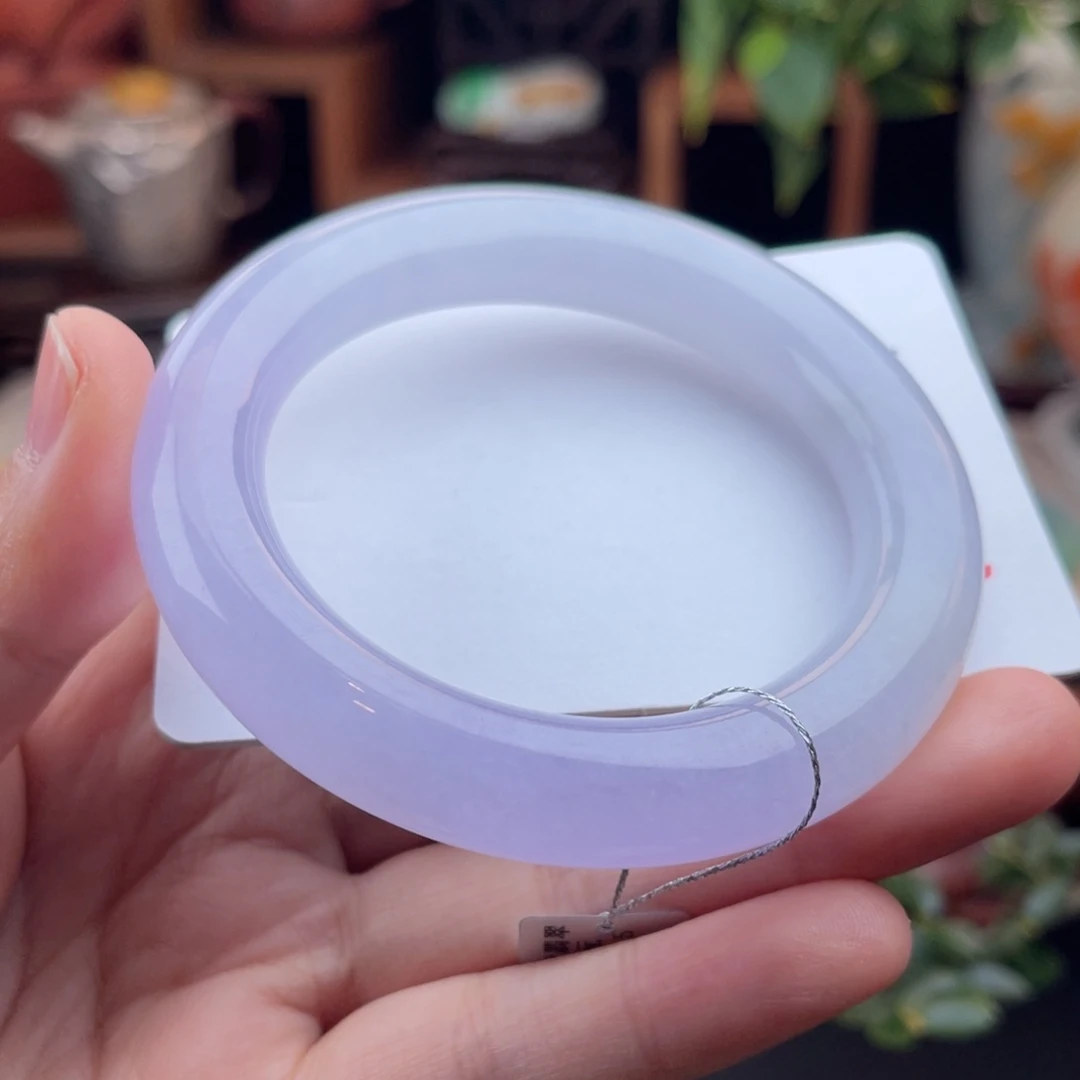 未镶嵌手镯翡翠淡春色