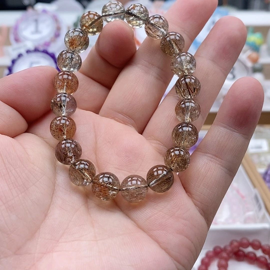 手链未镶嵌水晶黑金超七