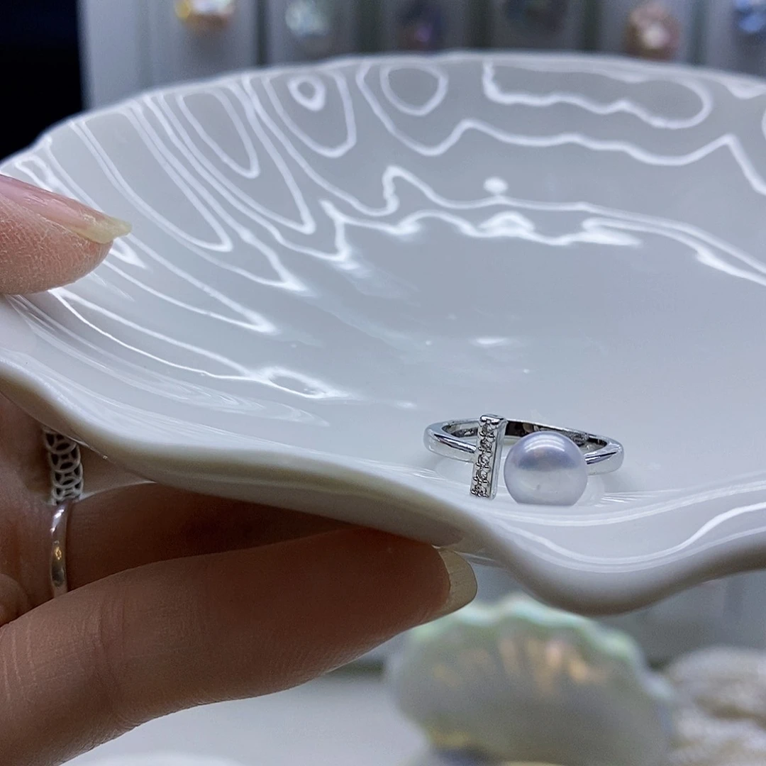 颈饰合金淡水珍珠