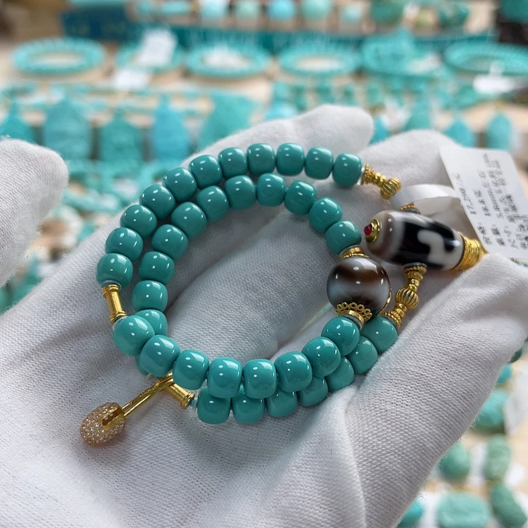 绿松石珠宝奇石未镶嵌