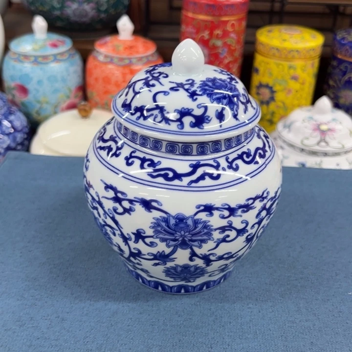 高端陶瓷茶叶密封罐