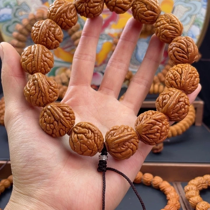 桃核手串龙纹桃核原霸