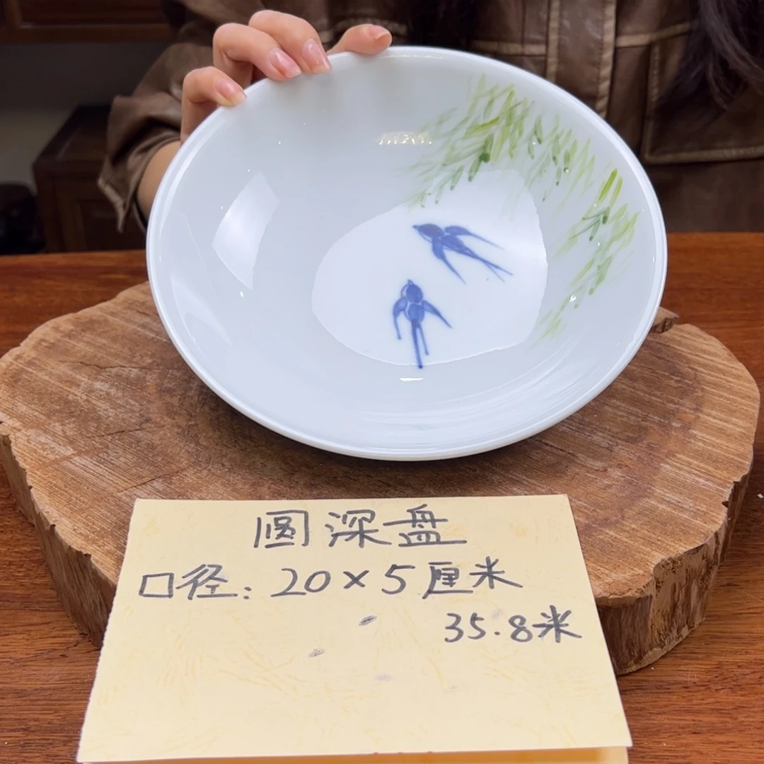 瓷片景德镇陶瓷手工手绘制作