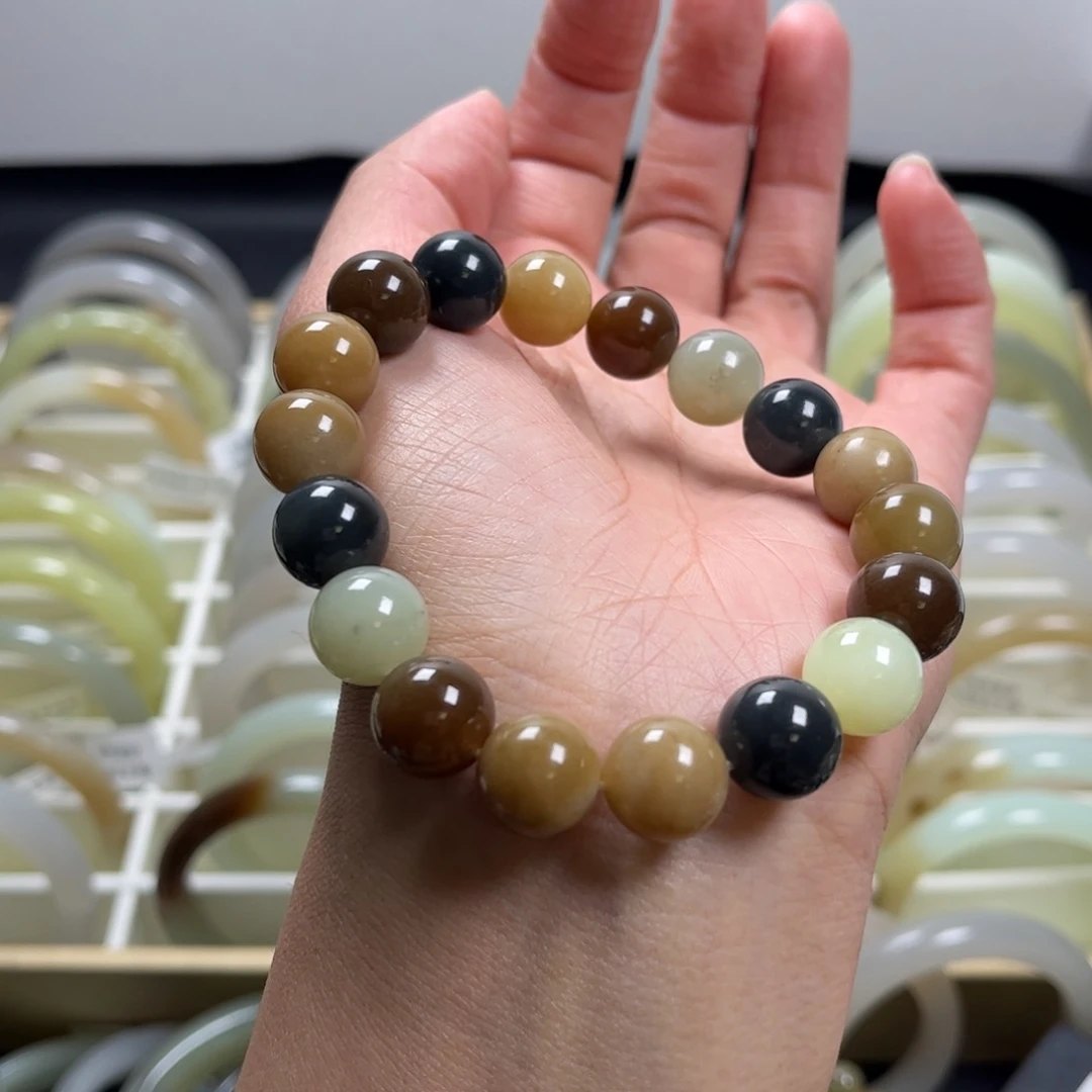 和田玉未镶嵌手链