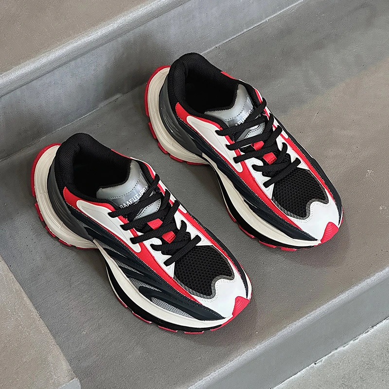 CPOZ男鞋单网透气脉冲鞋子女鞋百搭轻机甲鞋增高厚底运动休闲老爹