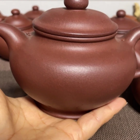 茶壶紫砂竹紫砂手工制作